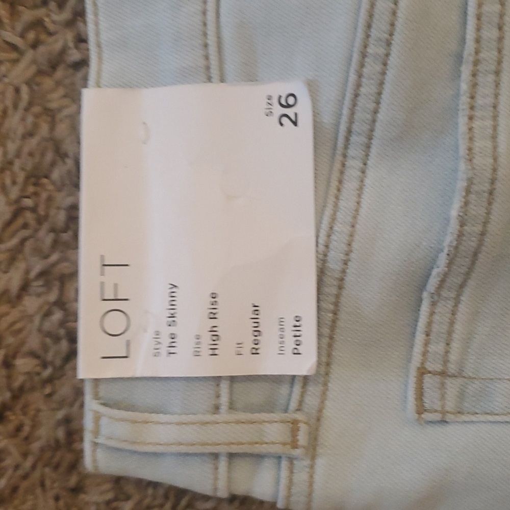 Loft High Rise Skinny Jean - Picture 5 of 5